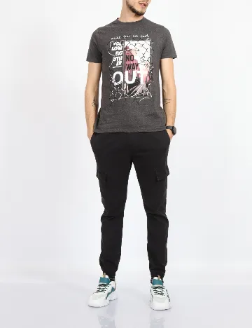 Tricou Milano Bulls, gri