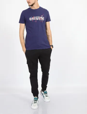 Tricou Milano Bulls, bleumarin