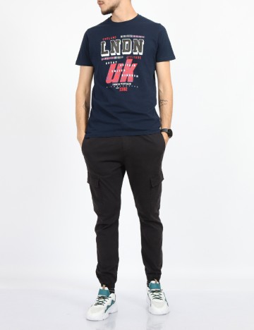 Tricou Milano Bulls, bleumarin