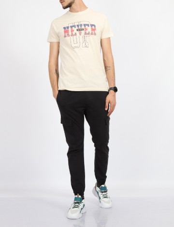 Tricou Milano Bulls, crem