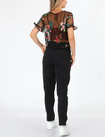 Top SHEIN, negru