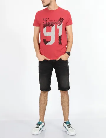 Tricou Milano Bulls, rosu