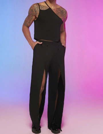 Top SHEIN, negru