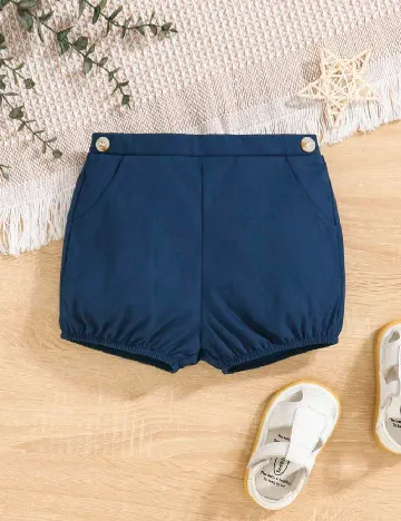 Pantaloni scurti Shein Kids, bleumarin