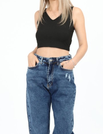 Top SHEIN, negru