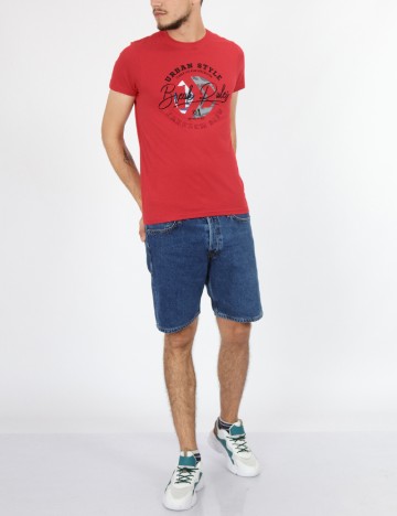 Tricou Milano Bulls, rosu