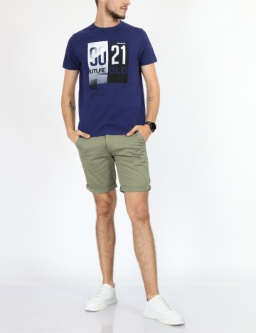 Tricou Milano Bulls, bleumarin