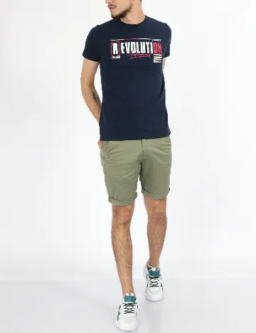 Tricou Milano Bulls, bleumarin