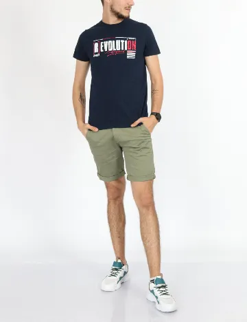 Tricou Milano Bulls, bleumarin