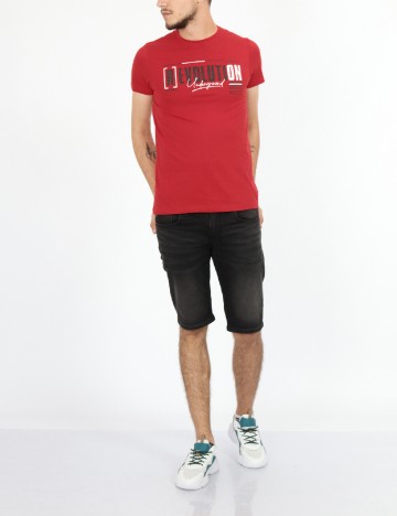 Tricou Milano Bulls, rosu