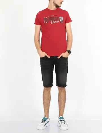Tricou Milano Bulls, rosu
