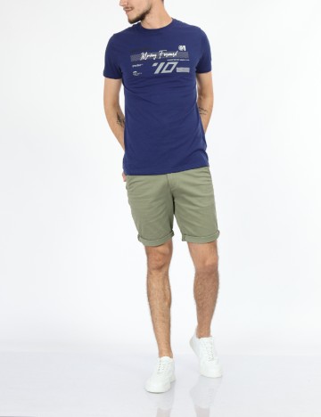 Tricou Milano Bulls, bleumarin