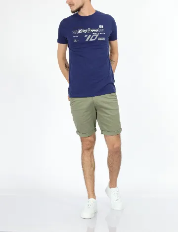 Tricou Milano Bulls, bleumarin