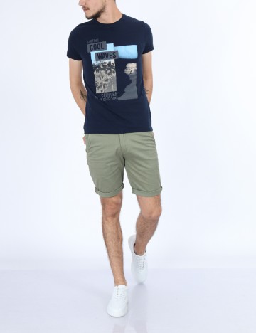 Tricou Milano Bulls, bleumarin