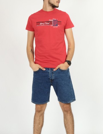 Tricou Milano Bulls, rosu