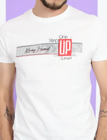 Tricou Milano Bulls, alb