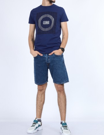 Tricou Milano Bulls, bleumarin