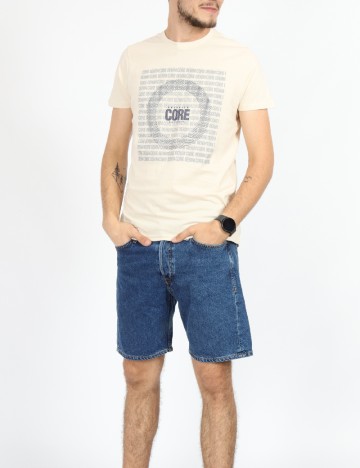 Tricou Milano Bulls, crem