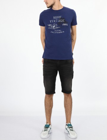 Tricou Milano Bulls, bleumarin