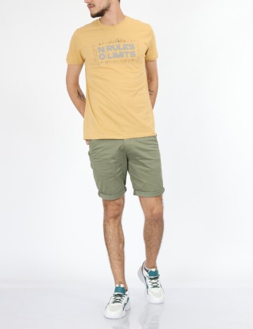 Tricou Milano Bulls, galben