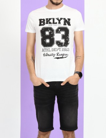 Tricou Milano Bulls, alb