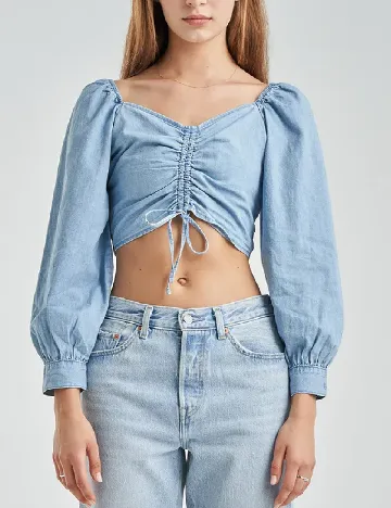 Top Levi S, bleu