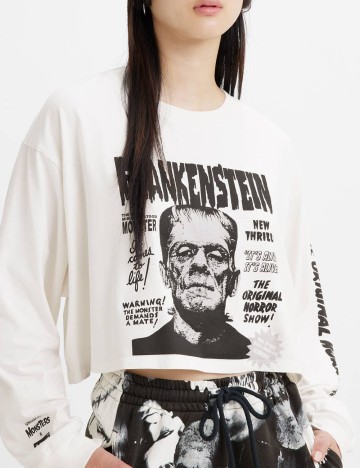 Top Levi S, ecru