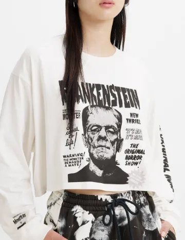 Top Levi S, ecru