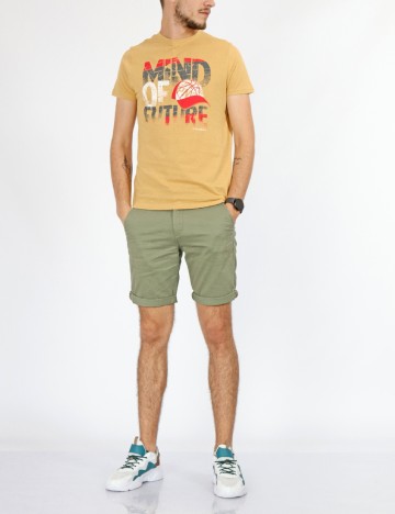 Tricou Milano Bulls, galben