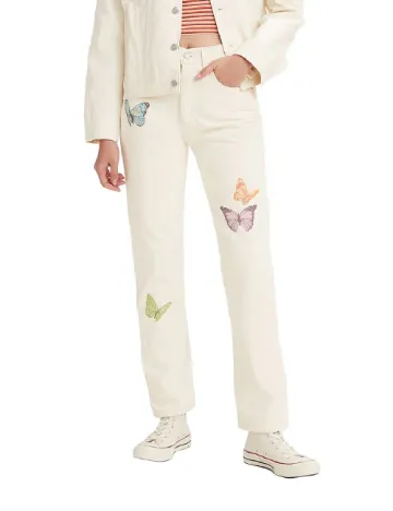 Blugi Levi S, crem