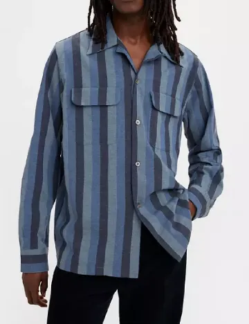 Camasa Levi S, bleumarin