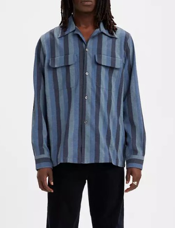 Camasa Levi S, bleumarin