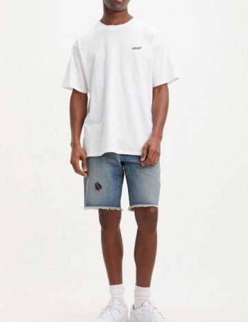 Pantaloni scurti Levi S, albastru