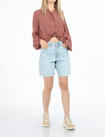 Pantaloni scurti Miss Selfridge, albastru