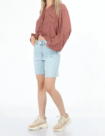 Pantaloni scurti Miss Selfridge, albastru