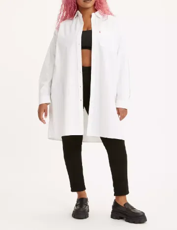 Camasa Oversize Levi S, alb