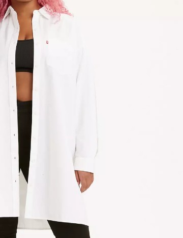 Camasa Oversize Levi S, alb