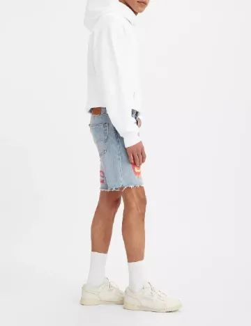 Pantaloni scurti Levi S, albastru