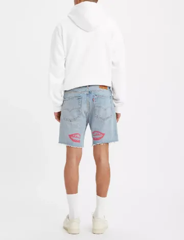 Pantaloni scurti Levi S, albastru