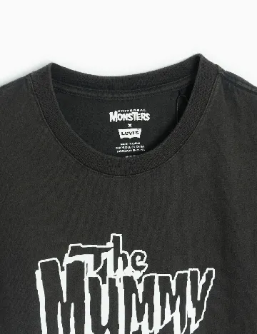 Tricou Levi S, gri inchis