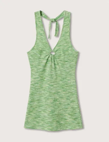 Rochie scurta Mango, verde