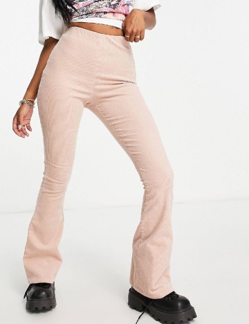 Pantaloni ASOS, roz pal