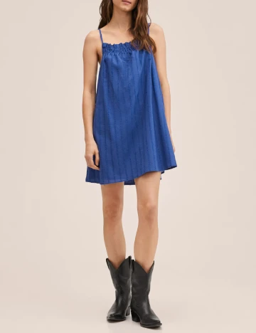 Rochie scurta Mango, albastru