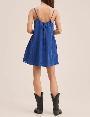 Rochie scurta Mango, albastru