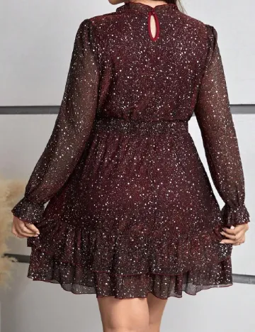 Rochie scurta SHEIN CURVE, visiniu Rosu