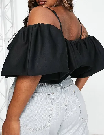 Top ASOS Curve, negru