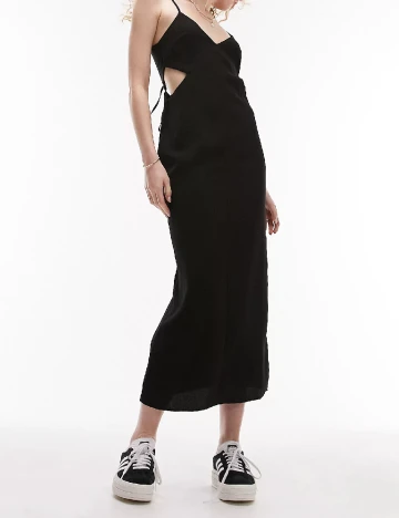 Rochie lunga Top Shop, negru Negru