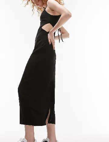 Rochie lunga Top Shop, negru Negru