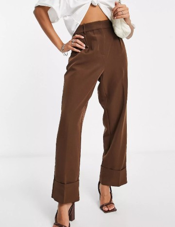 Pantaloni Vero Moda, maro