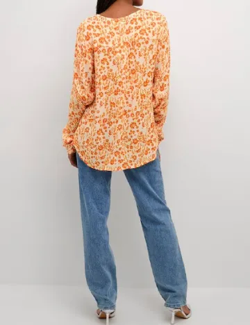 Bluza Kaffe, portocaliu